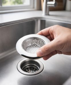 Ralo de Pia para Cozinha Aço Inox Fácil Limpeza