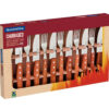 Jogo Talheres Jumbo Para Churrasco Tramontina Aço Inox Cabo Madeira 12 Peças