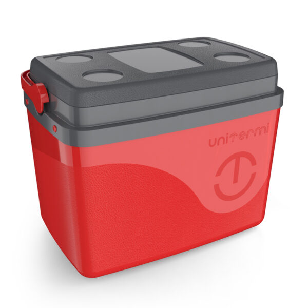 Caixa Térmica Cooler Com Alça 30 Litros Grande 45 Latas Unitermi