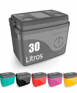 Caixa Térmica Cooler Com Alça 30 Litros Grande 45 Latas Unitermi