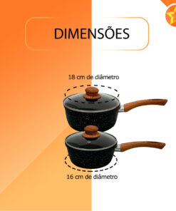 Jogo De Panelas De Indução E Gás 5 Peças Viena Al162