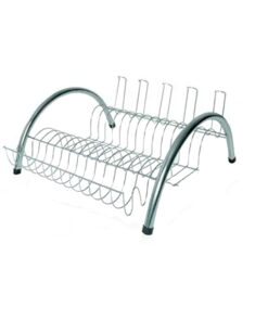 Escorredor De Louça Arco Cromado Pequeno Madefer Inox