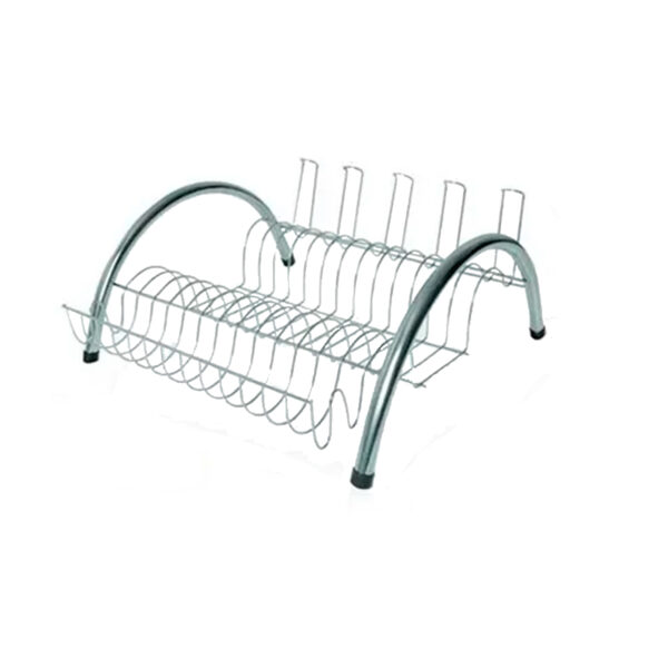 Escorredor De Louça Arco Cromado Pequeno Madefer Inox