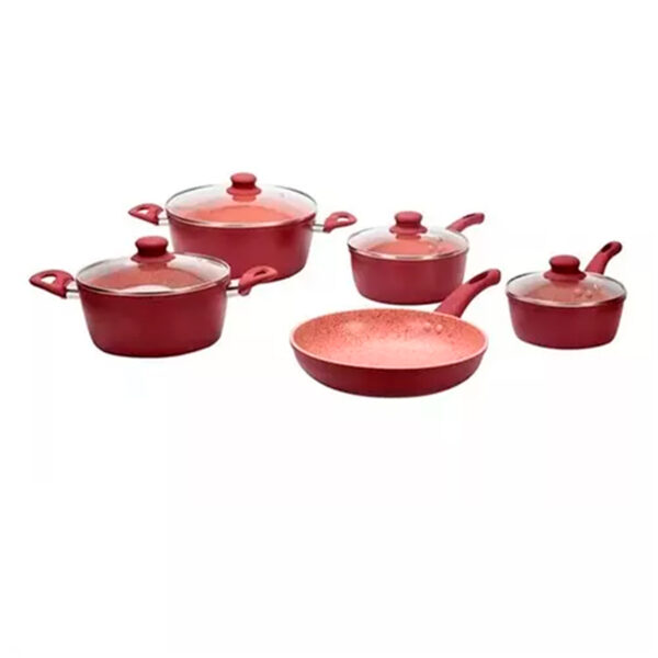 REF: AL130 Conjunto De Panela Antiaderente Indução Cerâmico Granite
