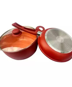 REF: AL130 Conjunto De Panela Antiaderente Indução Cerâmico Granite