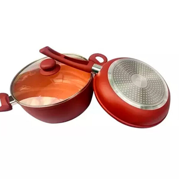 REF: AL130 Conjunto De Panela Antiaderente Indução Cerâmico Granite