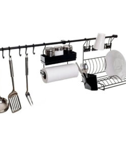 Escorredor Suspenso e Organizador Metaltru Kit Linha D