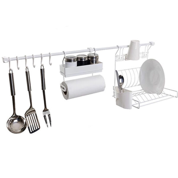 Escorredor Suspenso e Organizador Metaltru Kit Linha D