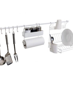 Escorredor Suspenso e Organizador Metaltru Kit Linha D