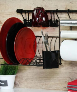 Escorredor Suspenso e Organizador Metaltru Kit Linha D