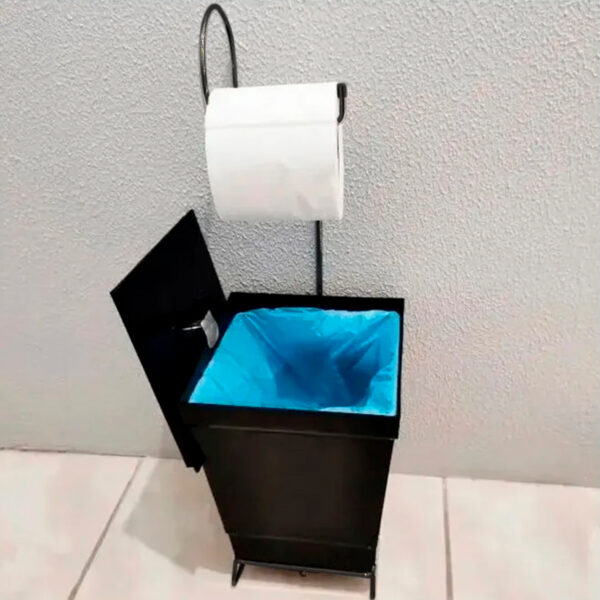 lixeira para o banheiro com Suporte Stolf