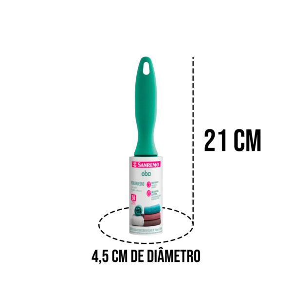 ROLO ADESIVO PARA PELOS 50 FOLHAS SANREMO