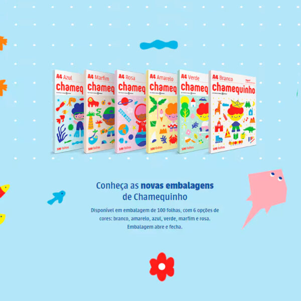 PAPEL SULFITE CHAMEQUINHO A4