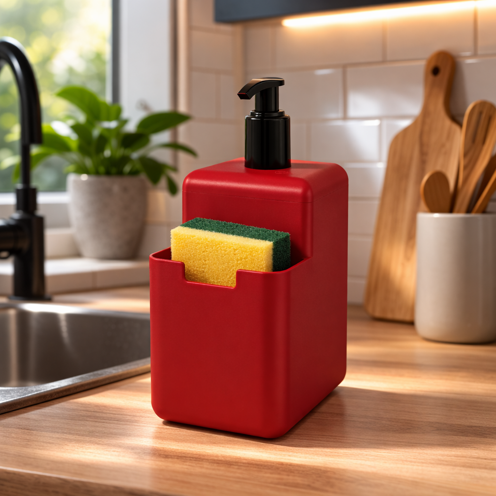 Dispenser 500ml para Detergente Líquido Cozinha