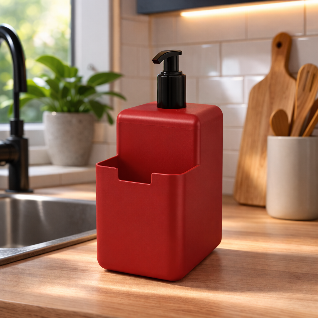 Dispenser 500ml para Detergente Líquido Cozinha