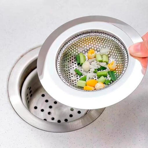 Ralo de Pia para Cozinha Aço Inox Fácil Limpeza