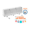 Varal de Parede Retrátil Automático Modular Maxweb