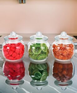 Jogo de potes herméticos para armazenamento de alimentos