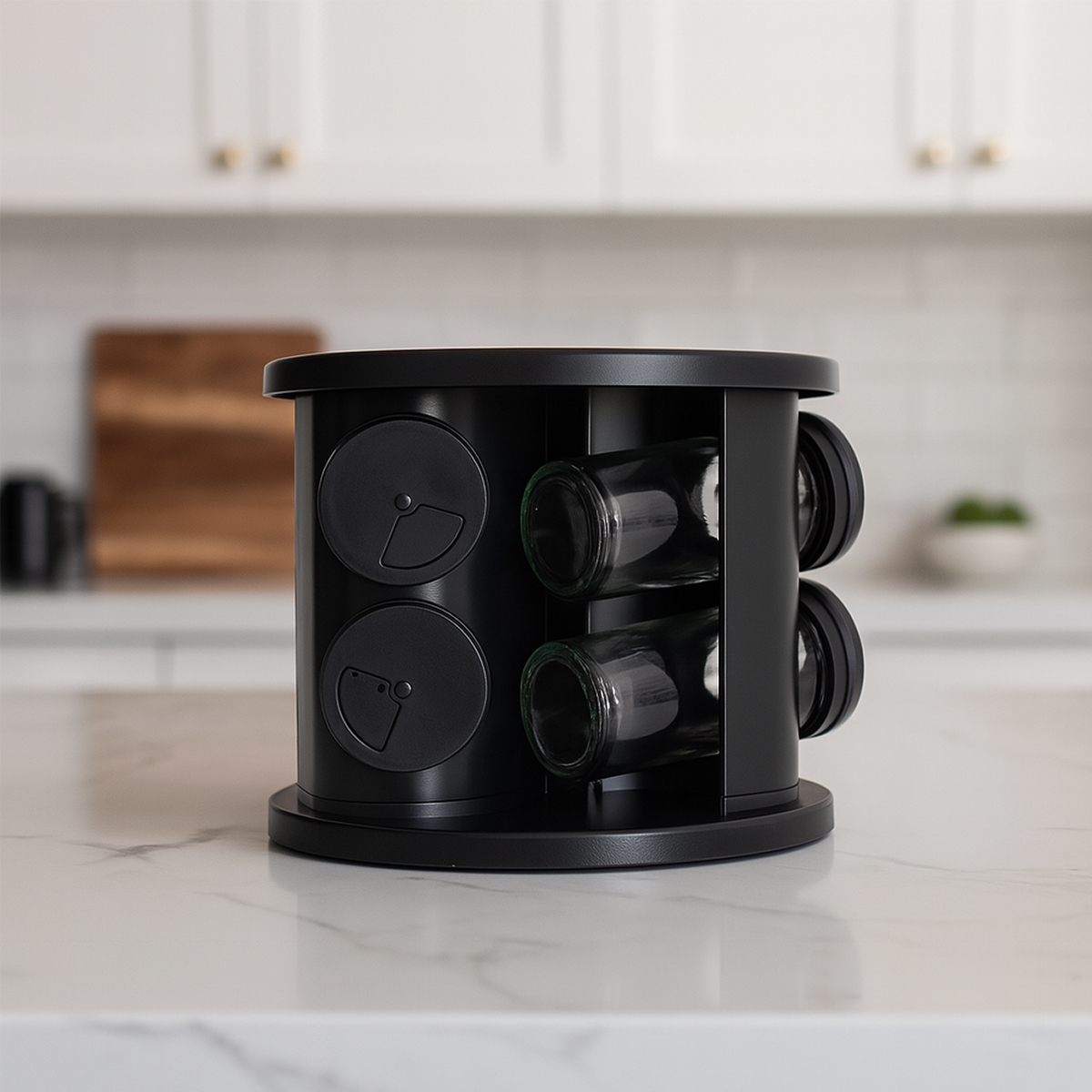 Porta Condimento Giratório com 6 Potes