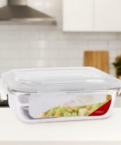 Pote Branco com tampa Hermético