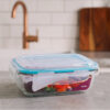 Pote de Vidro 640ml com Tampa Hermética para Alimentos