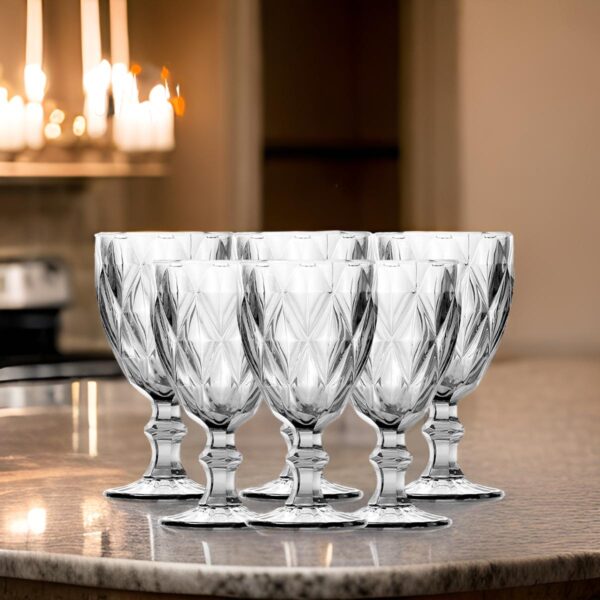 Jogo de Taça Diamond 300ml Lívon