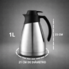 Garrafa Térmica Inox 1L para Café com Design Moderno Sanremo