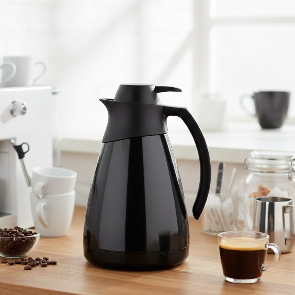 Garrafa Térmica Inox 1L para Café com Design Moderno Sanremo