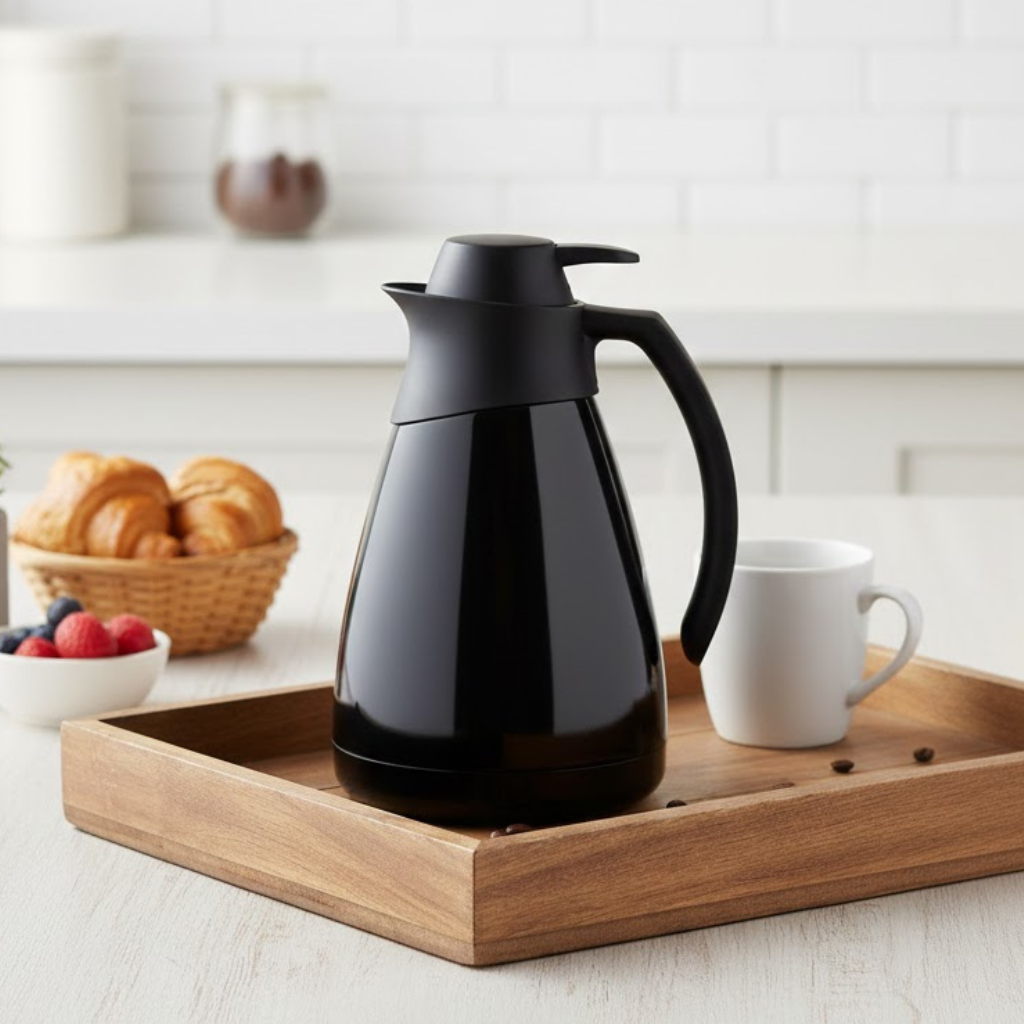 Garrafa Térmica Inox 1L para Café com Design Moderno Sanremo