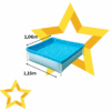 Piscina Infantil Quadrada 400 Litros Mor