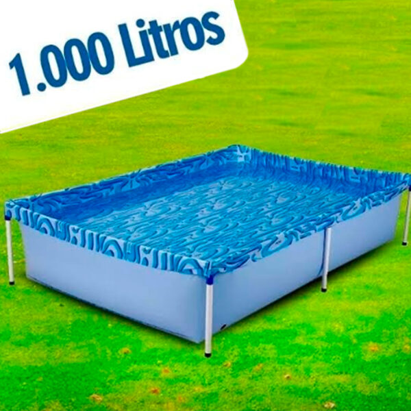 Piscina Infantil Quadrada 1000 Litros Mor