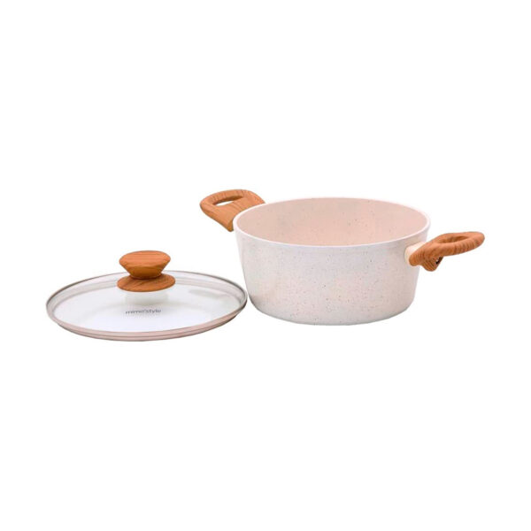Conjunto de Panelas Indução Pratic Cook Marmol