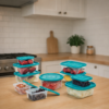Kit 10 Potes Organizadores Jaguar para Cozinha