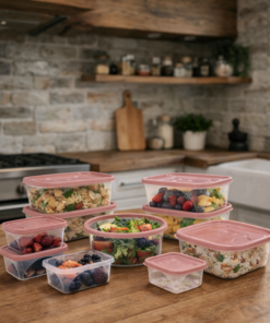 Kit 10 Potes Organizadores Jaguar para Cozinha