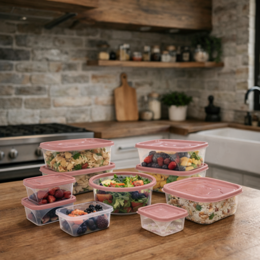 Kit 10 Potes Organizadores Jaguar para Cozinha