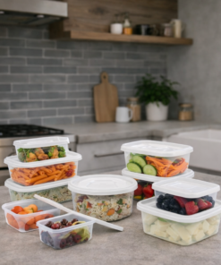 Kit 10 Potes Organizadores Jaguar para Cozinha