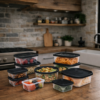 Kit 10 Potes Organizadores Jaguar para Cozinha