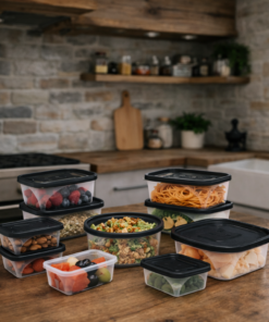 Kit 10 Potes Organizadores Jaguar para Cozinha