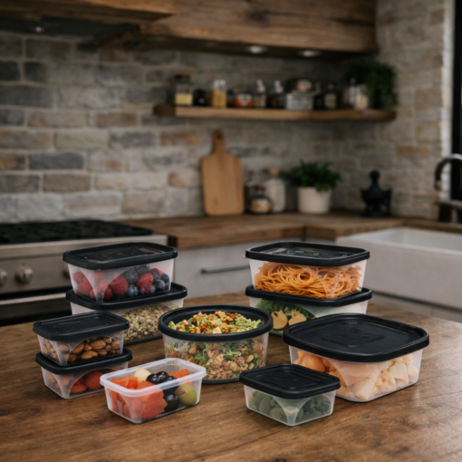 Kit 10 Potes Organizadores Jaguar para Cozinha