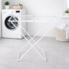 Varal de Chão Slim Mor Aço Reforçado Dobrável Branco
