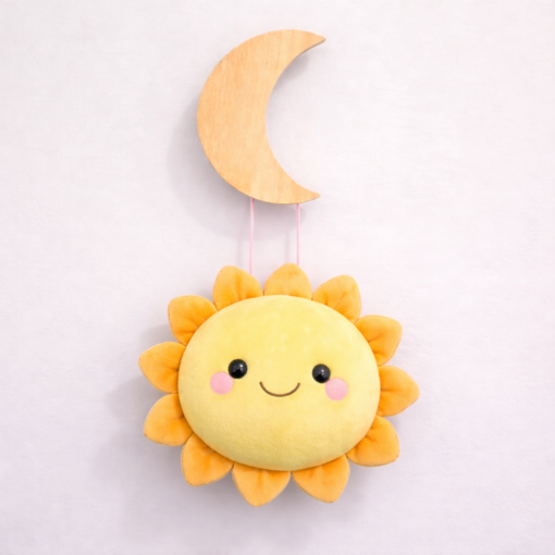 Cabide de Madeira Infantil 3 Peças Céu Noturno Mai Home