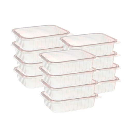 Pote Retangular 500 ml 24 Unidades Prafesta