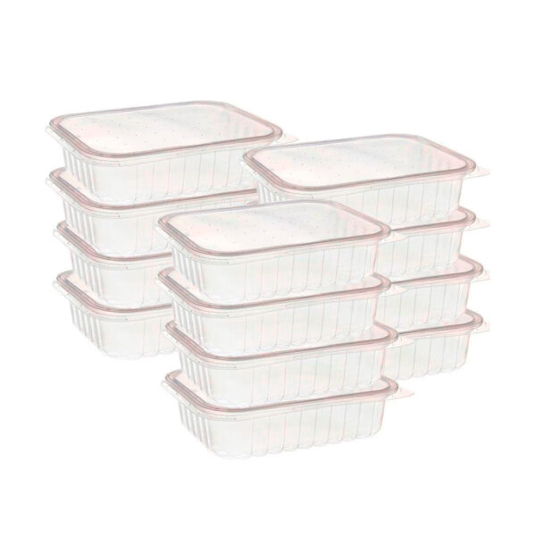 Pote Retangular 500 ml 24 Unidades Prafesta
