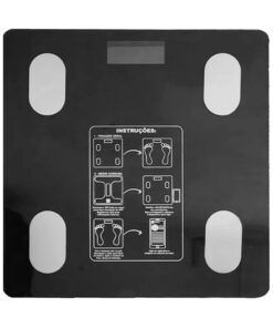Balança Digital de Bioimpedância 180Kgs Com Aplicativo Bluetooth