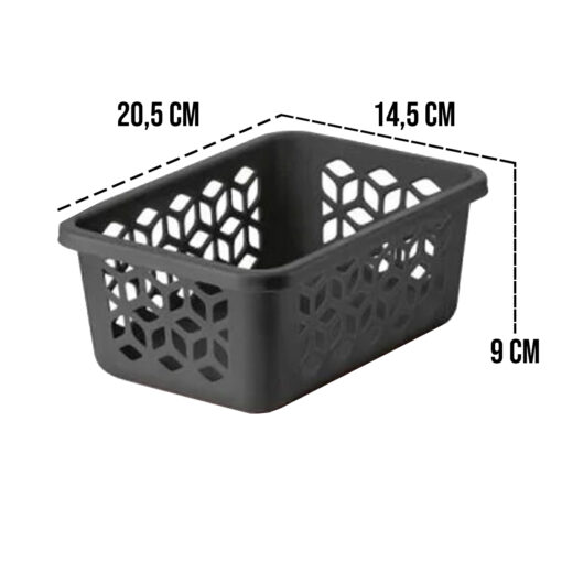 Cesto Organizador Plástico 1,5L UZ para Casa