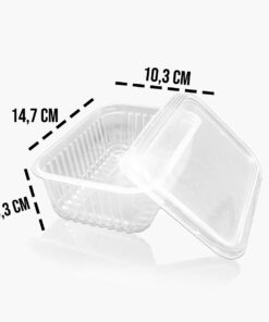 Potes para marmitas descartaveis 24 Unidades 250ml Prafesta