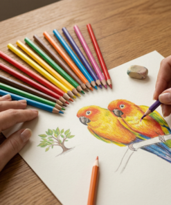 lápis de cor escolar 12 unidades