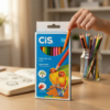 Lápis de Cor Cis 12 unidades Mina Suave