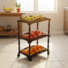 Fruteira de Chão Plástica 3 Andares Arqplast