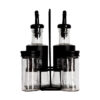 Galheteiro Vidro e Inox 200ml Com Suporte Belovidro